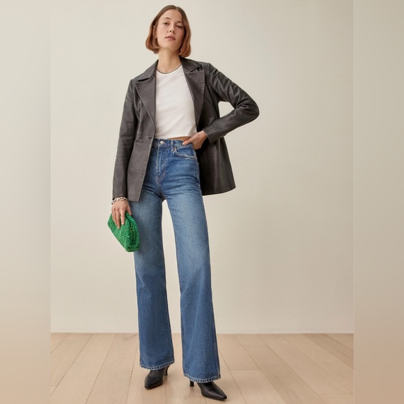 Reformation Joli High Rise Flare Jeans BNWT - Picture 6 of 6